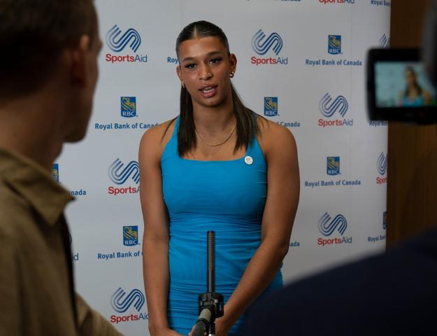 Jayda at SportsAid event