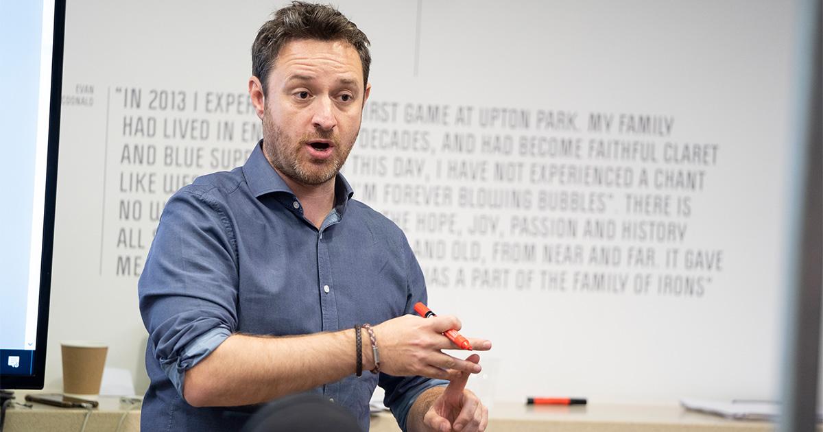 Male Practitioner teaching