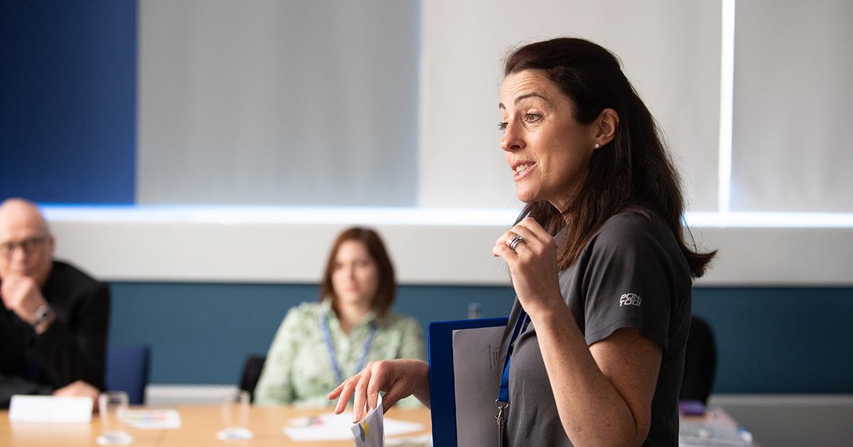 Female Practitioner speaking